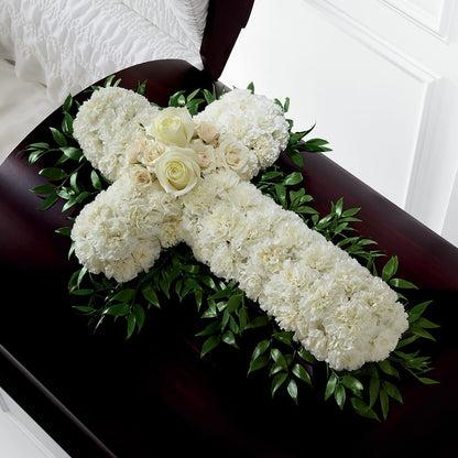 Peaceful Memories Casket Spray (Standard) –  Maison Blooms, Wesley Chapel FL