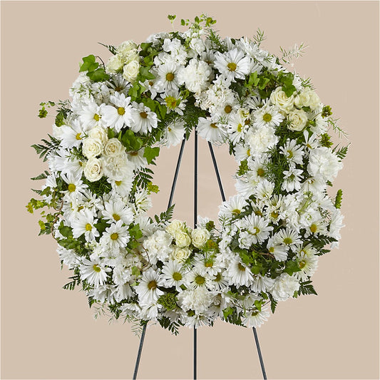 Faithful Wishes Wreath –  Maison Blooms, Wesley Chapel FL