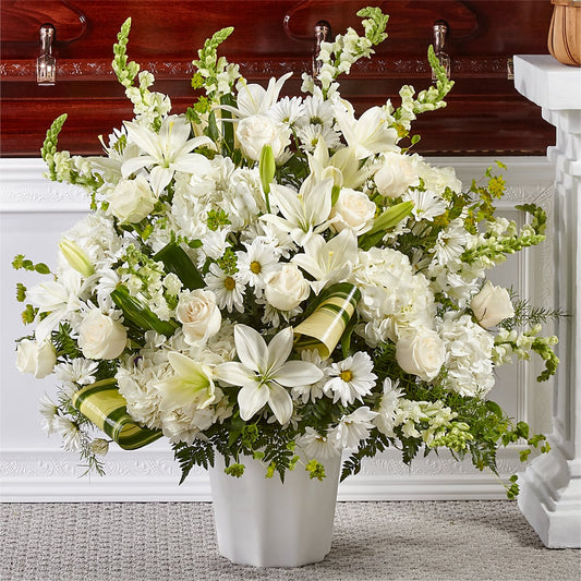 Thoughts of Tranquility Floor Basket –  Maison Blooms, Wesley Chapel FL