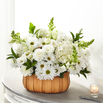 Pure Ivory Basket –  Maison Blooms, Wesley Chapel FL
