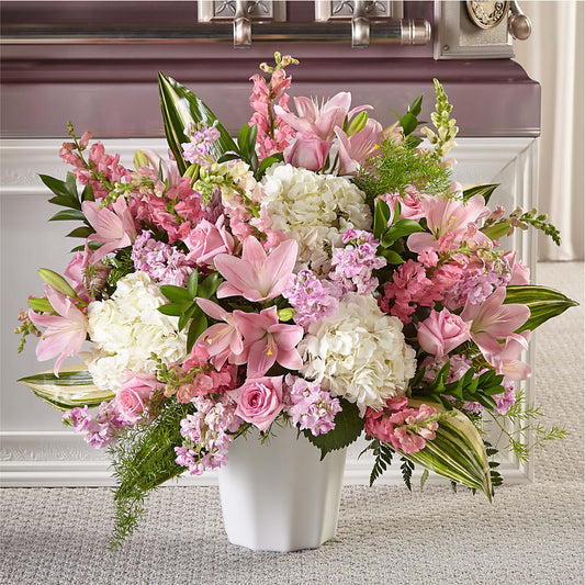Simply Serene Floor Basket –  Maison Blooms, Wesley Chapel FL