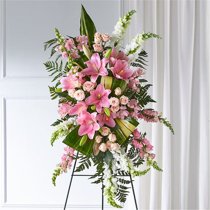 Elegant Embrace Standing Spray –  Maison Blooms, Wesley Chapel FL