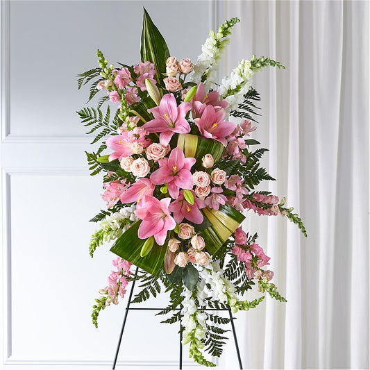 Elegant Embrace Standing Spray –  Maison Blooms, Wesley Chapel FL