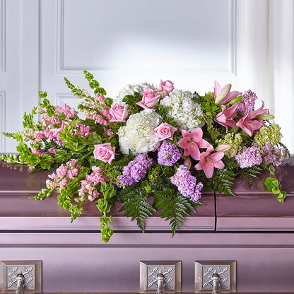 Life's Gratitude Casket Spray –  Maison Blooms, Wesley Chapel FL