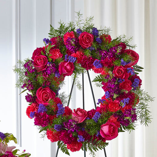 Calming Colors Wreath –  Maison Blooms, Wesley Chapel FL