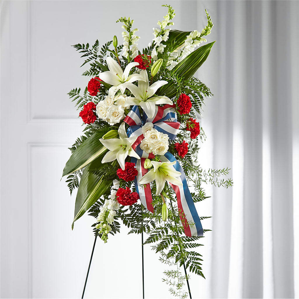 Stars of Life Standing Spray –  Maison Blooms, Wesley Chapel FL