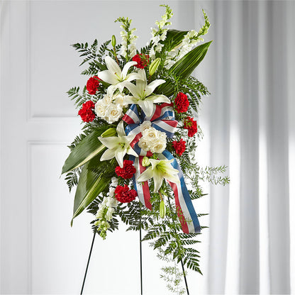 Stars of Life Standing Spray –  Maison Blooms, Wesley Chapel FL