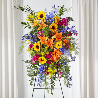 Sunlit Memories Standing Spray (Standard) –  Maison Blooms, Wesley Chapel FL