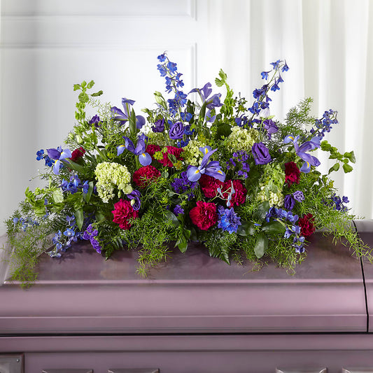 Always Treasured Casket Spray –  Maison Blooms, Wesley Chapel FL