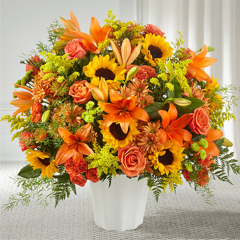 Harvest Thoughts Floor Basket –  Maison Blooms, Wesley Chapel FL