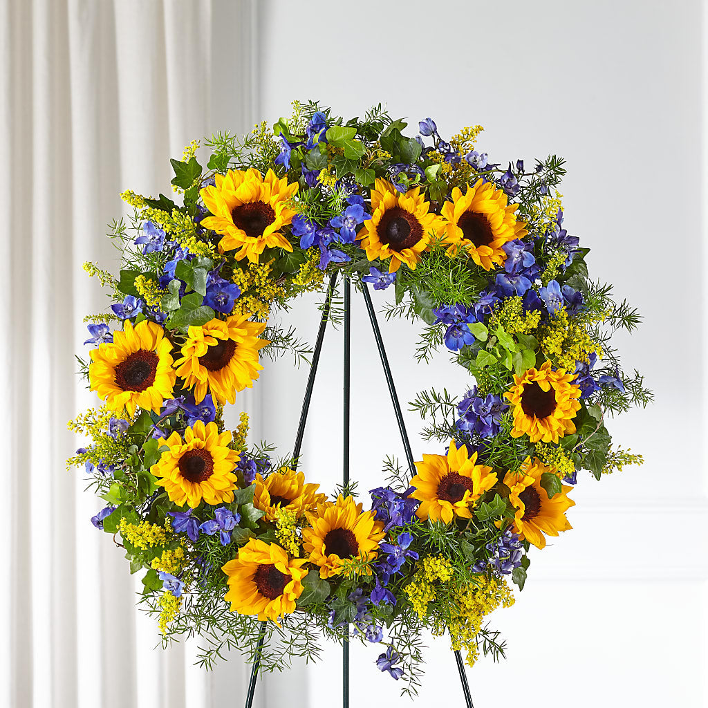 Bright Rays Wreath –  Maison Blooms, Wesley Chapel FL