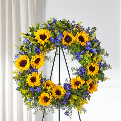 Bright Rays Wreath –  Maison Blooms, Wesley Chapel FL