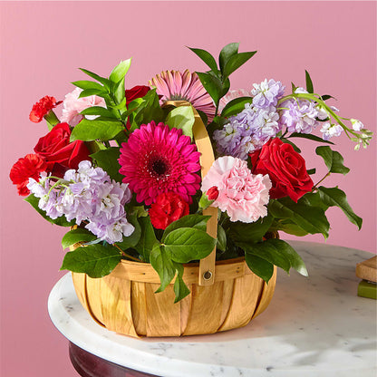 Pink Picnic Basket –  Maison Blooms, Wesley Chapel FL