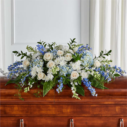 Timeless Essence Casket Spray –  Maison Blooms, Wesley Chapel FL