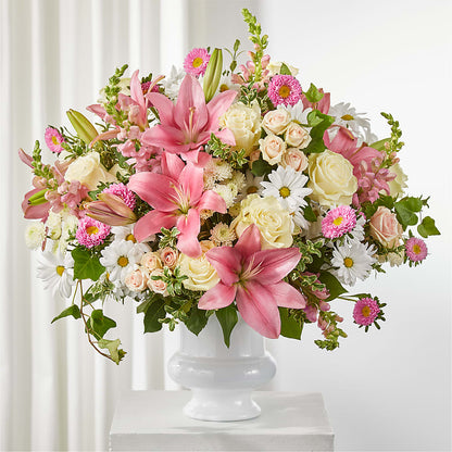 Empathetic Blooms Urn Arrangement –  Maison Blooms, Wesley Chapel FL
