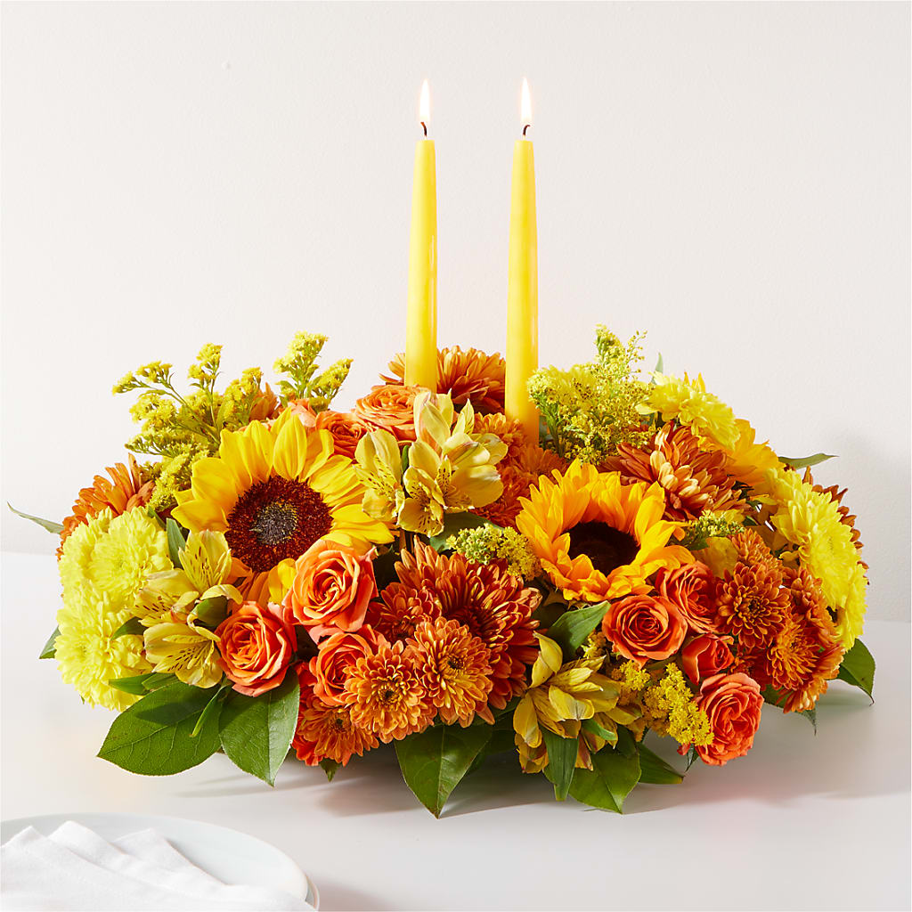 Autumn Harmony Centerpiece –  Maison Blooms, Wesley Chapel FL