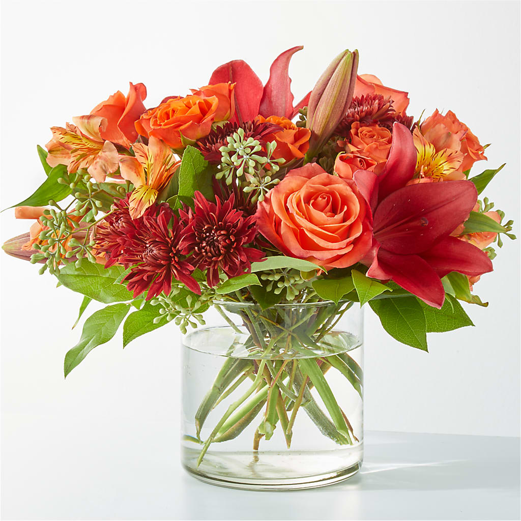 Crimson Leaves Bouquet –  Maison Blooms, Wesley Chapel FL