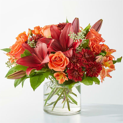 Crimson Leaves Bouquet –  Maison Blooms, Wesley Chapel FL