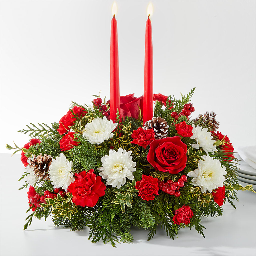Holiday Soiree Centerpiece –  Maison Blooms, Wesley Chapel FL