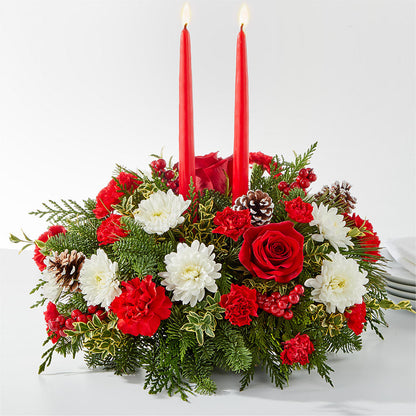 Holiday Soiree Centerpiece –  Maison Blooms, Wesley Chapel FL
