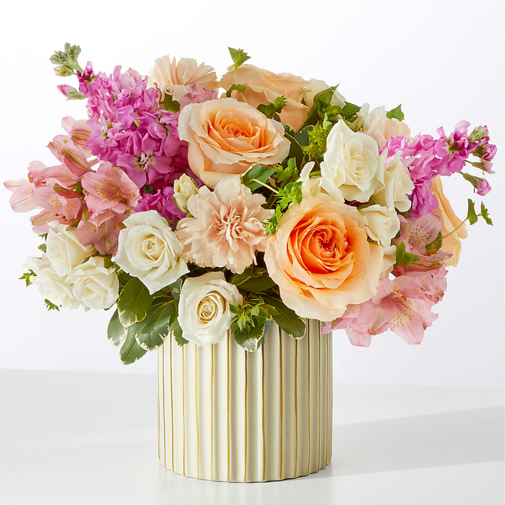 Paradise Bouquet with Ivory Vase –  Maison Blooms, Wesley Chapel FL