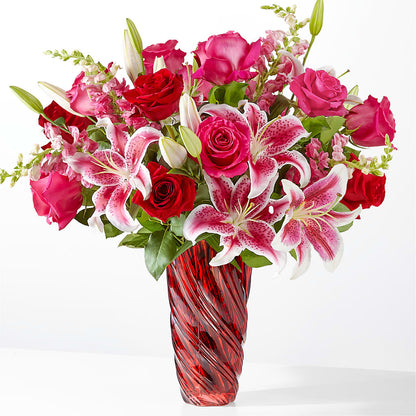 Always You Bouquet with Luxe Swirl Vase –  Maison Blooms, Wesley Chapel FL