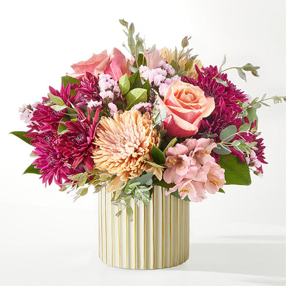 Berry Cobbler Bouquet with Ivory Vase –  Maison Blooms, Wesley Chapel FL