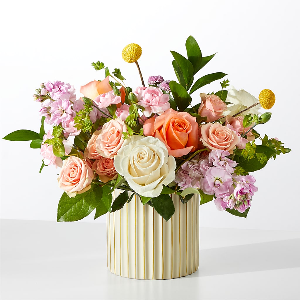 French Market Bouquet with Ivory Vase –  Maison Blooms, Wesley Chapel FL