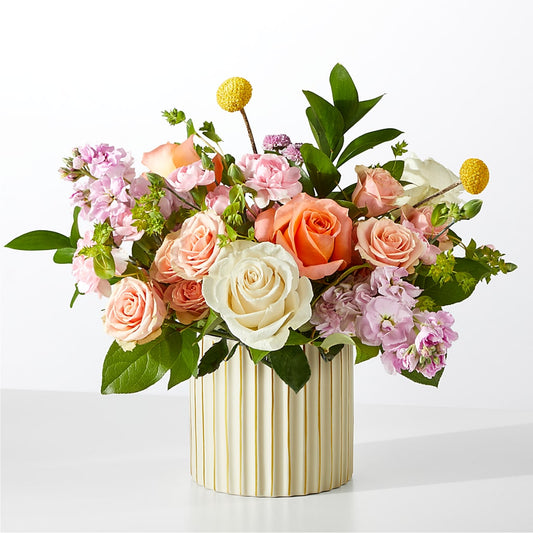 French Market Bouquet with Ivory Vase –  Maison Blooms, Wesley Chapel FL