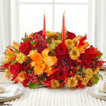 Autumn's Embrace Centerpiece –  Maison Blooms, Wesley Chapel FL