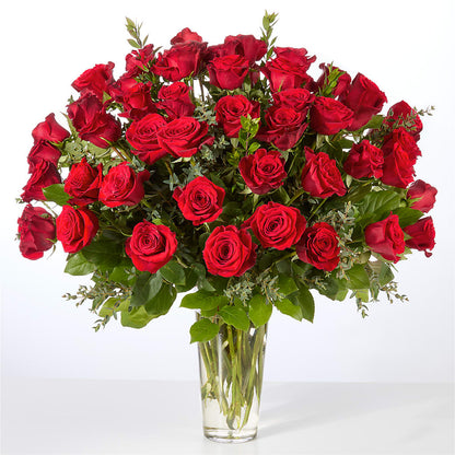Forever Yours Fifty Stem Red Rose Bouquet –  Maison Blooms, Wesley Chapel FL