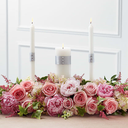 Worldwide Romance Unity Candle Arrangement –  Maison Blooms, Wesley Chapel FL