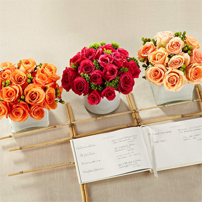 Dawn Rose Centerpiece –  Maison Blooms, Wesley Chapel FL