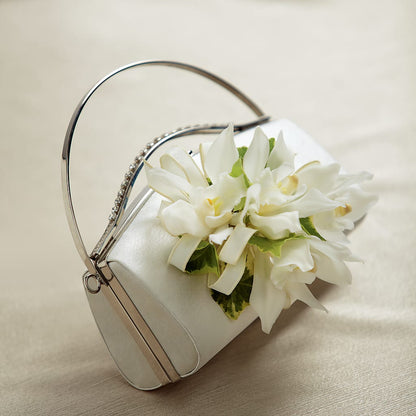 White Purse Decor –  Maison Blooms, Wesley Chapel FL