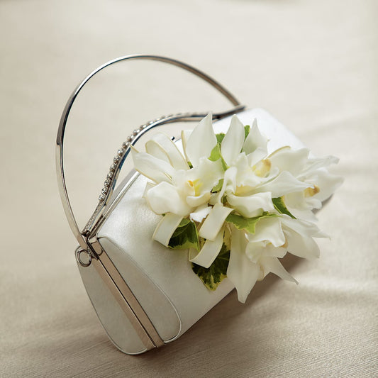 White Purse Decor –  Maison Blooms, Wesley Chapel FL