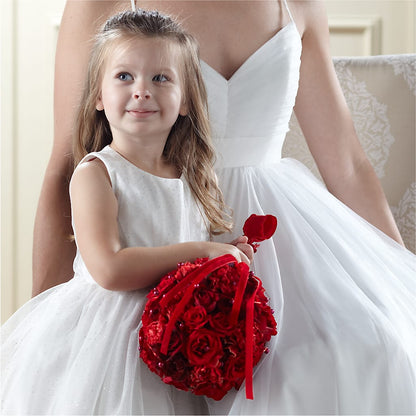 Pure at Heart Flower Girl Arrangement –  Maison Blooms, Wesley Chapel FL